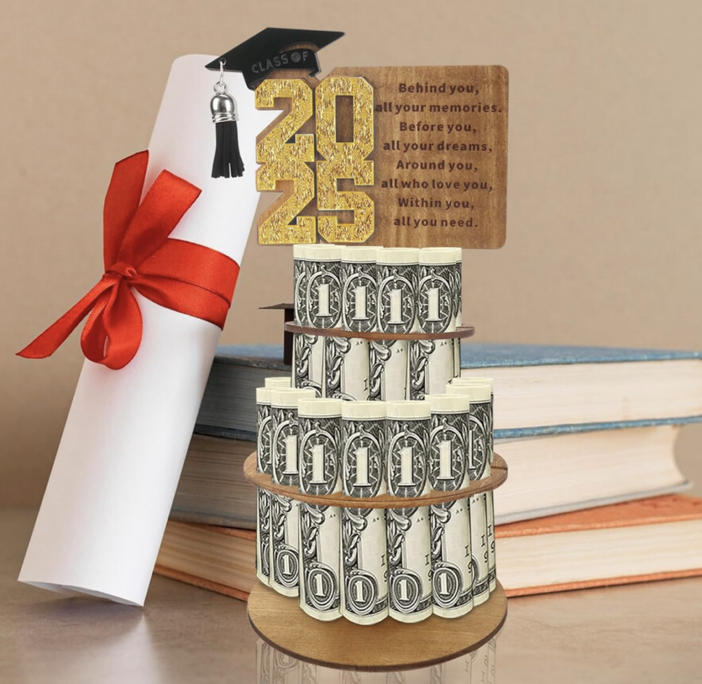 2025 Graduation Wooden Money Holder!